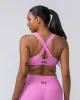 Lush Rib Bralette - Fondant Pink sold by Muscle Nation