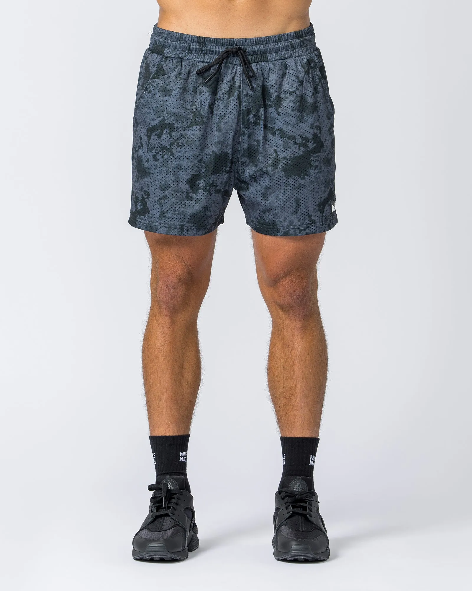 Lay Up 3.5" Shorts - Grey Sky High Print sold by Muscle Nation product image thumbnail 2