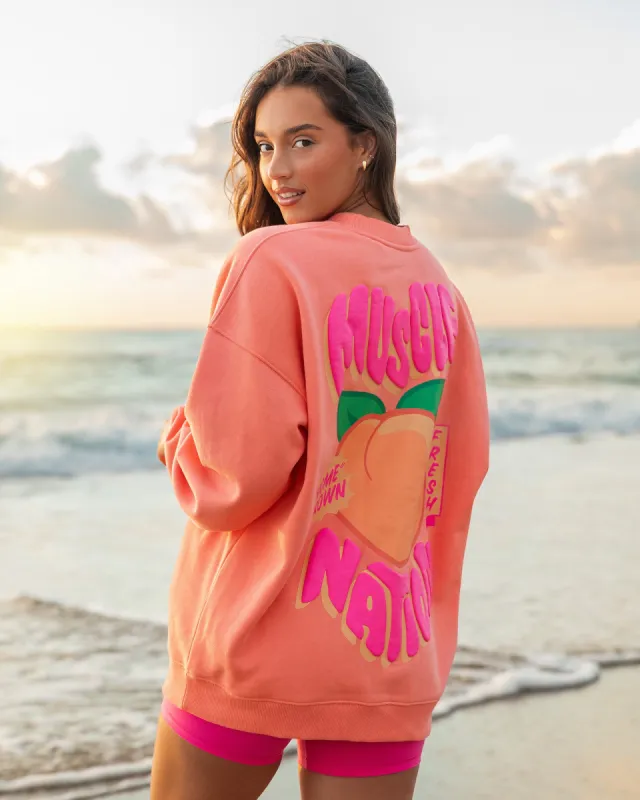 Peachy Oversized Pullover - Peachy sold by Muscle Nation