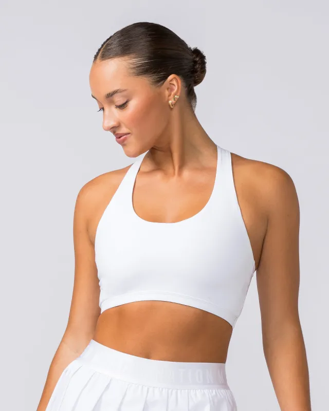 Quinn Bra - White sold by Muscle Nation