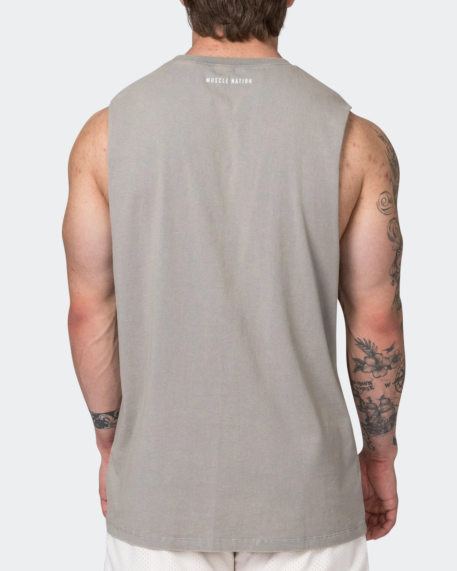MNTN Vintage Tank - Washed Castor Grey sold by Muscle Nation product image thumbnail 5