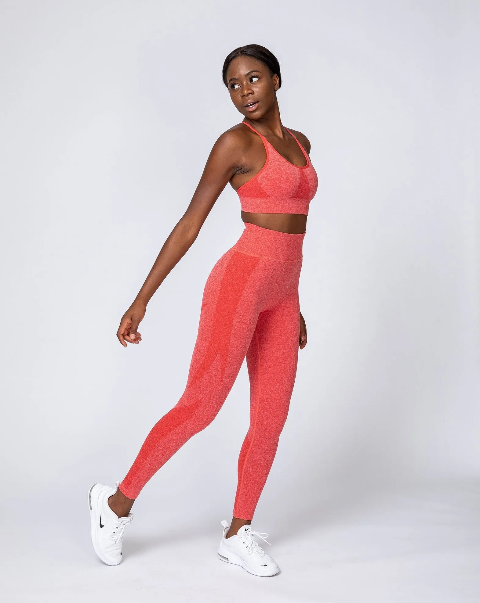 Shape Up Seamless Full Length Leggings - Poppy Marl sold by Muscle Nation product image thumbnail 3