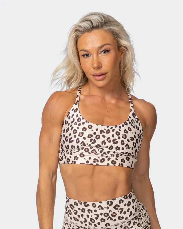 Braided Bralette - Cheetah Print sold by Muscle Nation