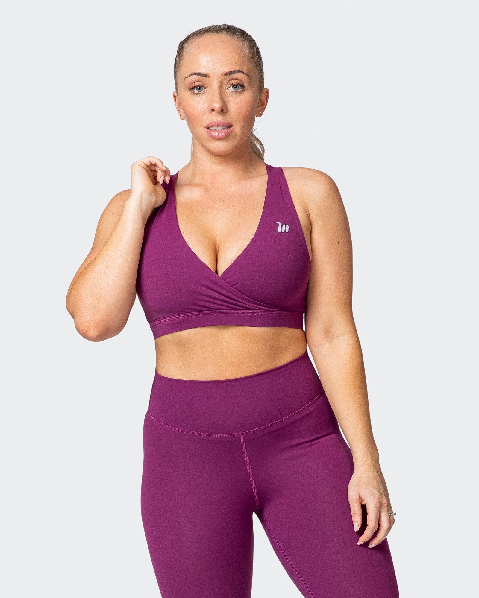 Force Bra - Boysenberry sold by Muscle Nation