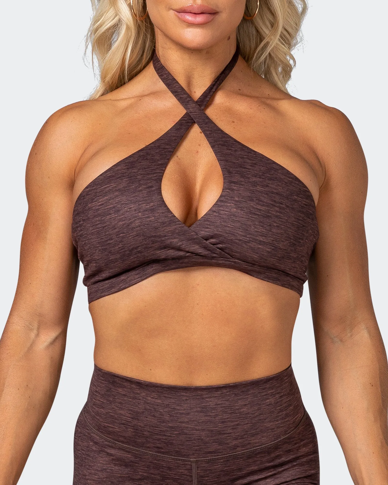 HBxMN Tranquil Bralette - Espresso Marl sold by Muscle Nation product image thumbnail 2