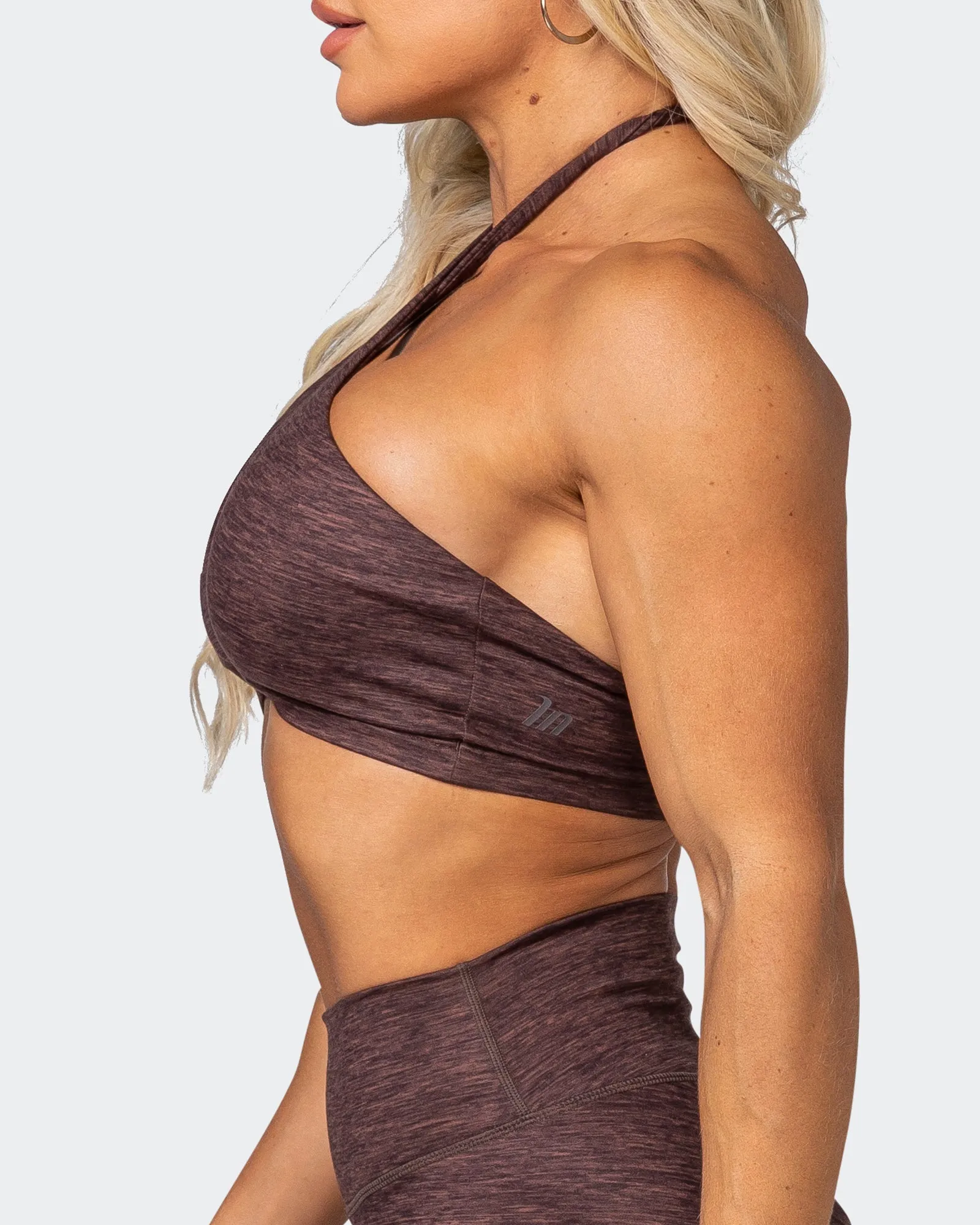 HBxMN Tranquil Bralette - Espresso Marl sold by Muscle Nation product image thumbnail 4