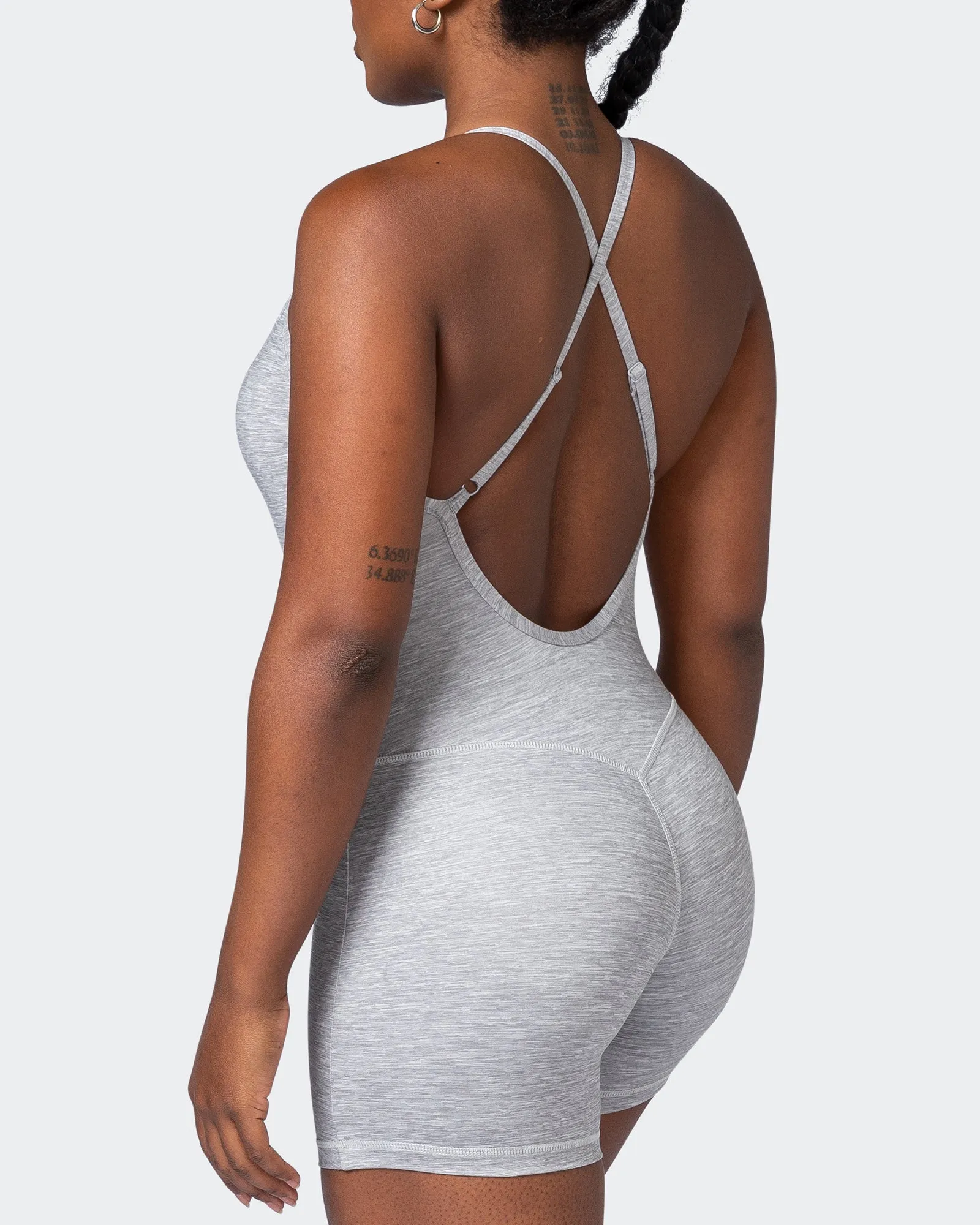 Game Changer One Piece - Quiet Grey Marl sold by Muscle Nation product image thumbnail 5