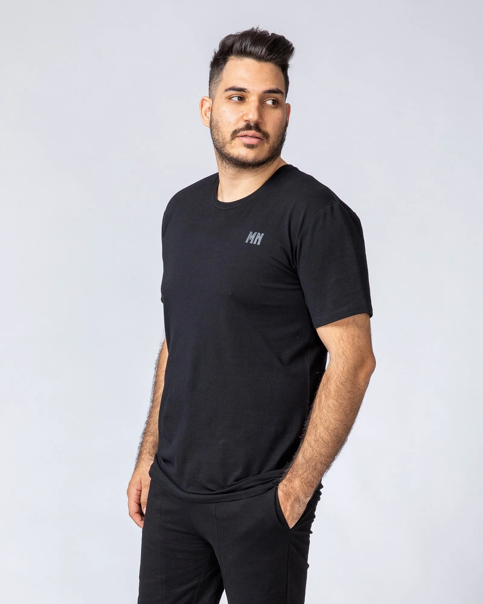 Classic MN Tee - Black sold by Muscle Nation product image thumbnail 2
