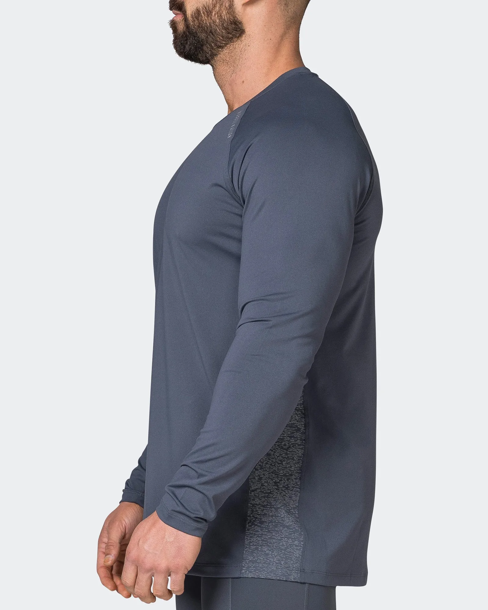 Reflective Long Sleeve Top - Thunder sold by Muscle Nation product image thumbnail 4