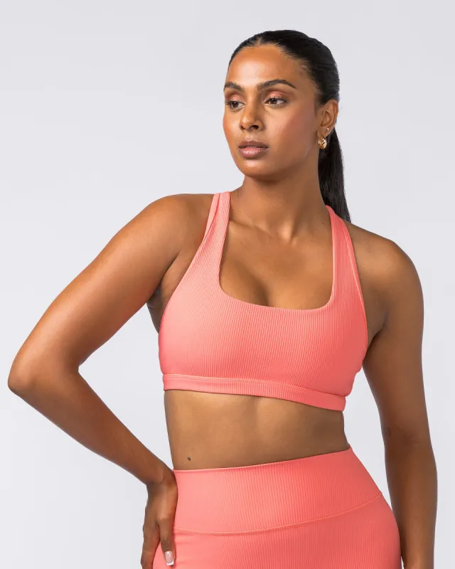 Flex Rib Bra - Sunset Coral sold by Muscle Nation