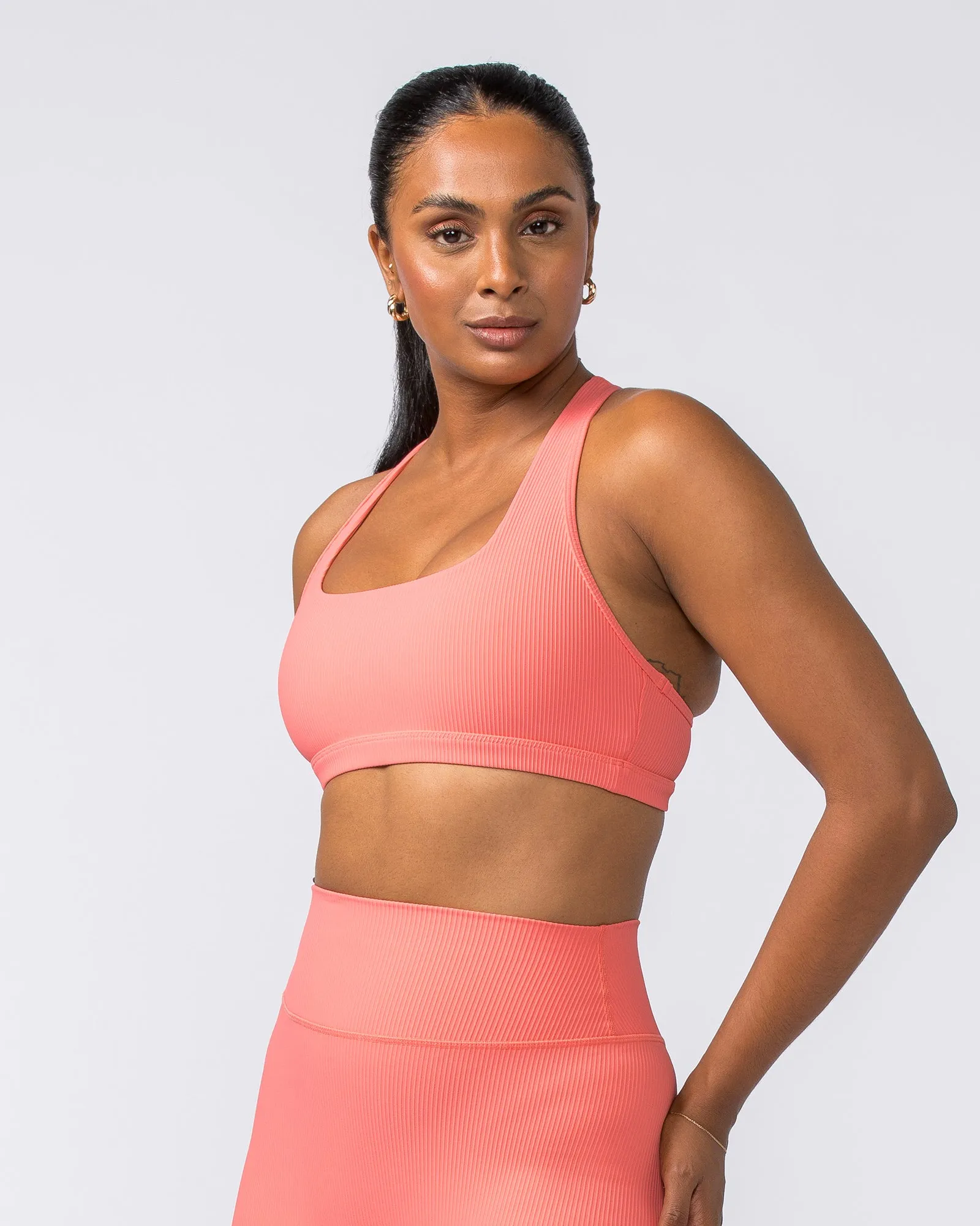 Flex Rib Bra - Sunset Coral sold by Muscle Nation product image thumbnail 3
