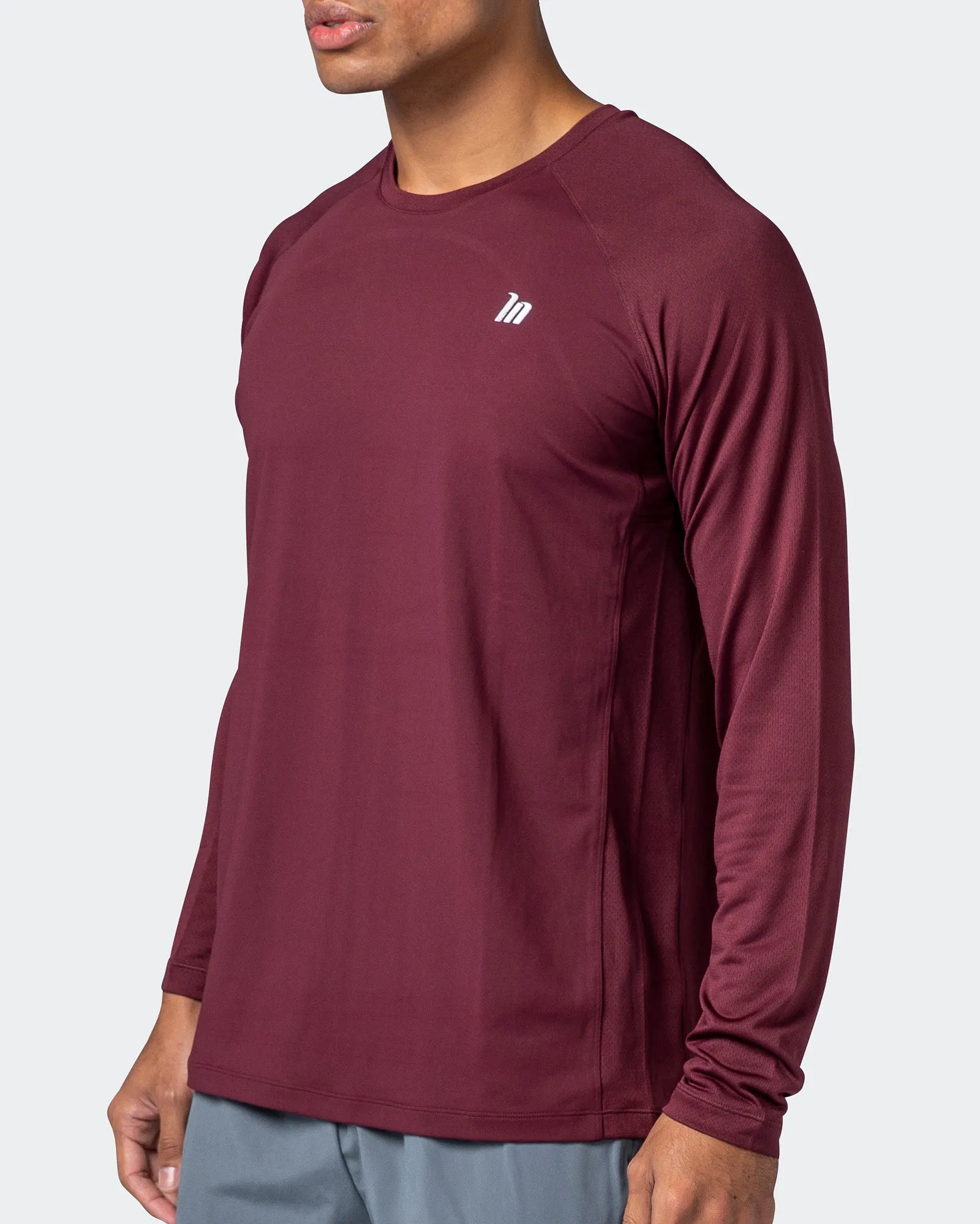 Cross Train Long Sleeve Top - Dark Plum sold by Muscle Nation product image thumbnail 3