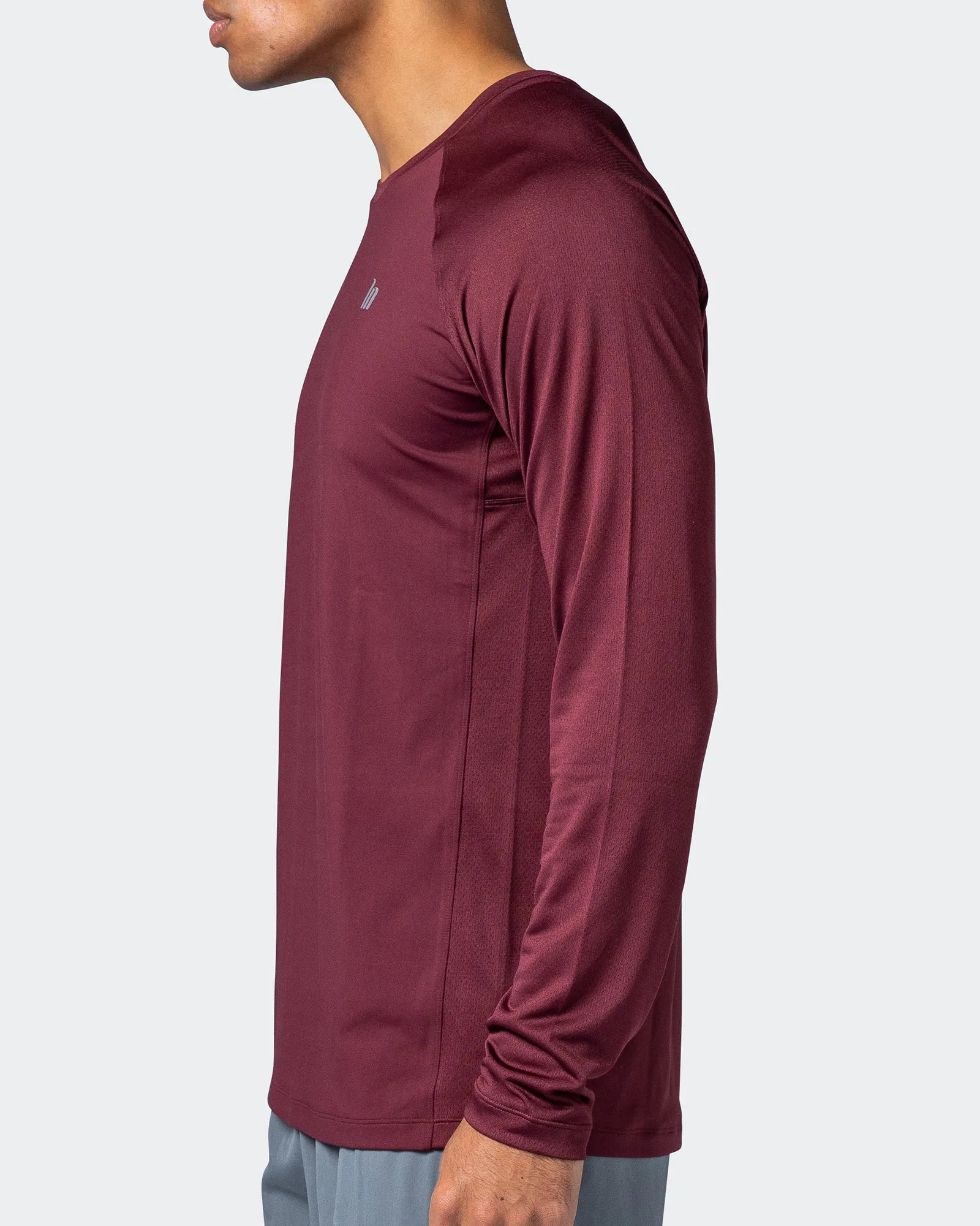 Cross Train Long Sleeve Top - Dark Plum sold by Muscle Nation product image thumbnail 5