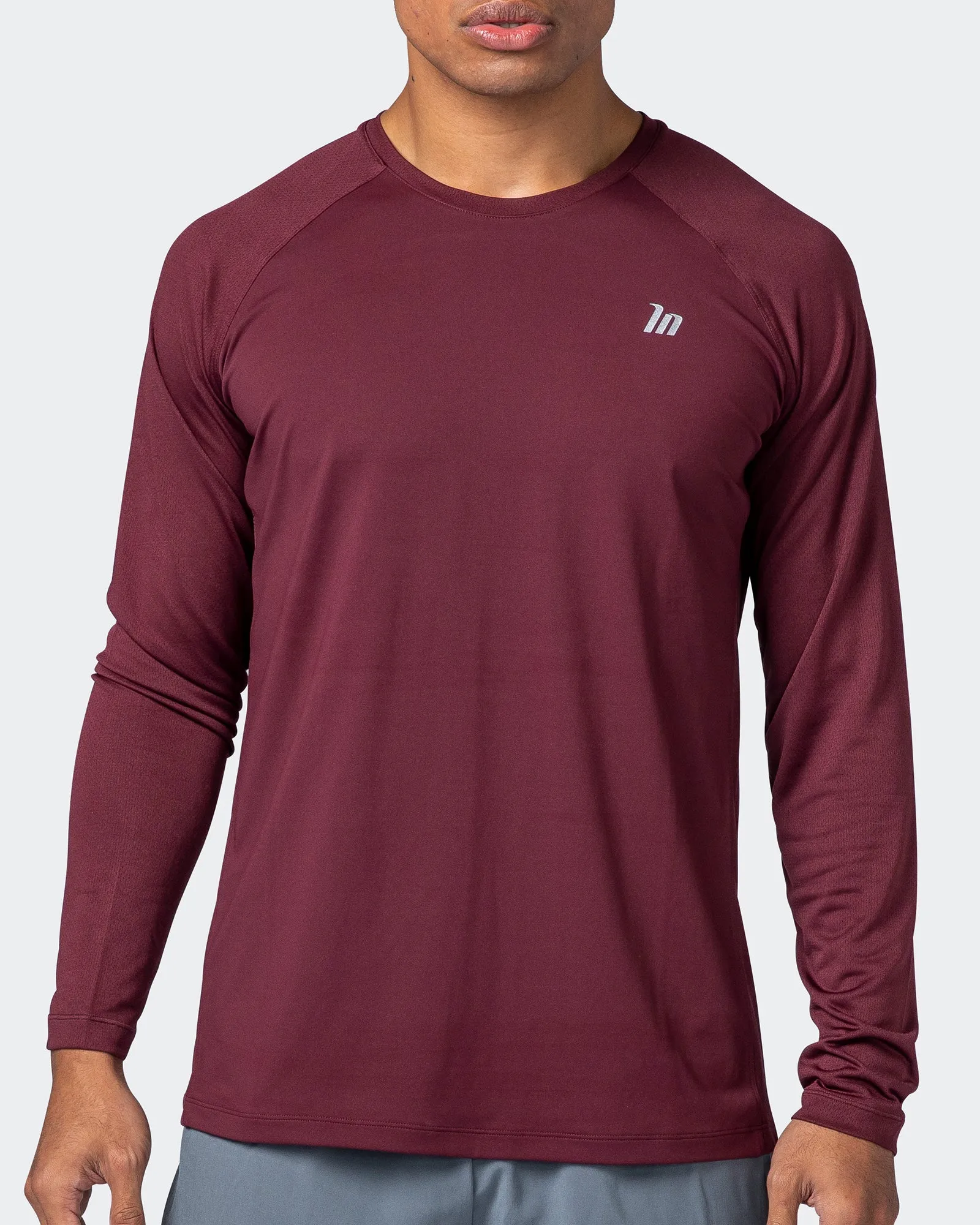Cross Train Long Sleeve Top - Dark Plum sold by Muscle Nation product image thumbnail 2