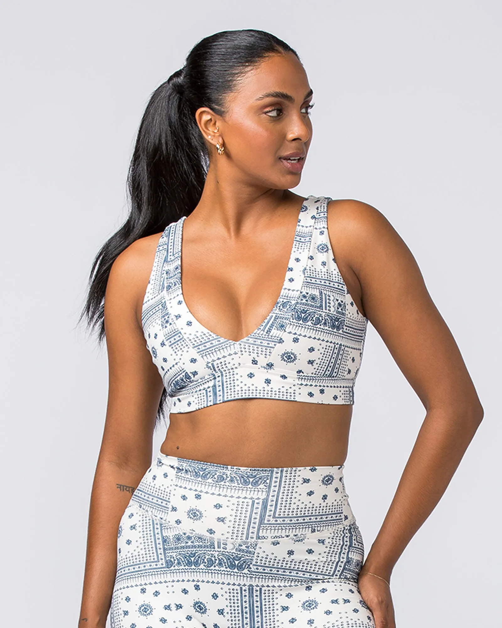 Serenity Bralette - Sahara Paisley Print sold by Muscle Nation product image thumbnail 3