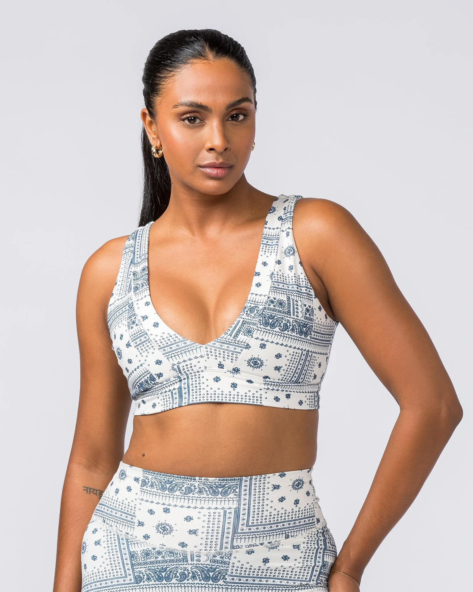 Serenity Bralette - Sahara Paisley Print sold by Muscle Nation product image thumbnail 2