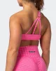 Level Up Bralette - Flamingo Houndstooth Print sold by Muscle Nation