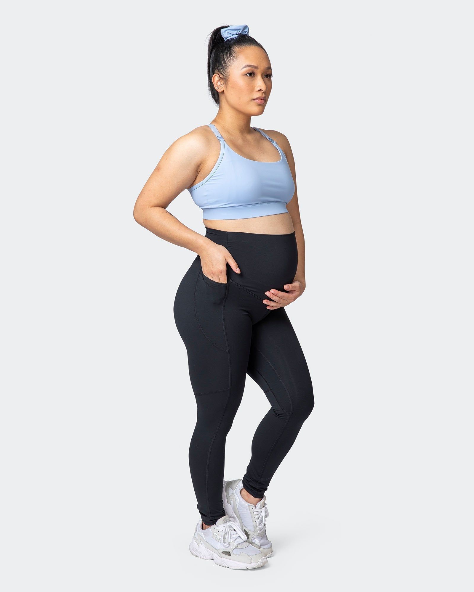 MN Classic Maternity Bra - Cashmere Blue sold by Muscle Nation product image thumbnail 5