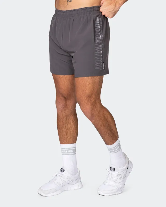 Function 4" Shorts - Graphite sold by Muscle Nation