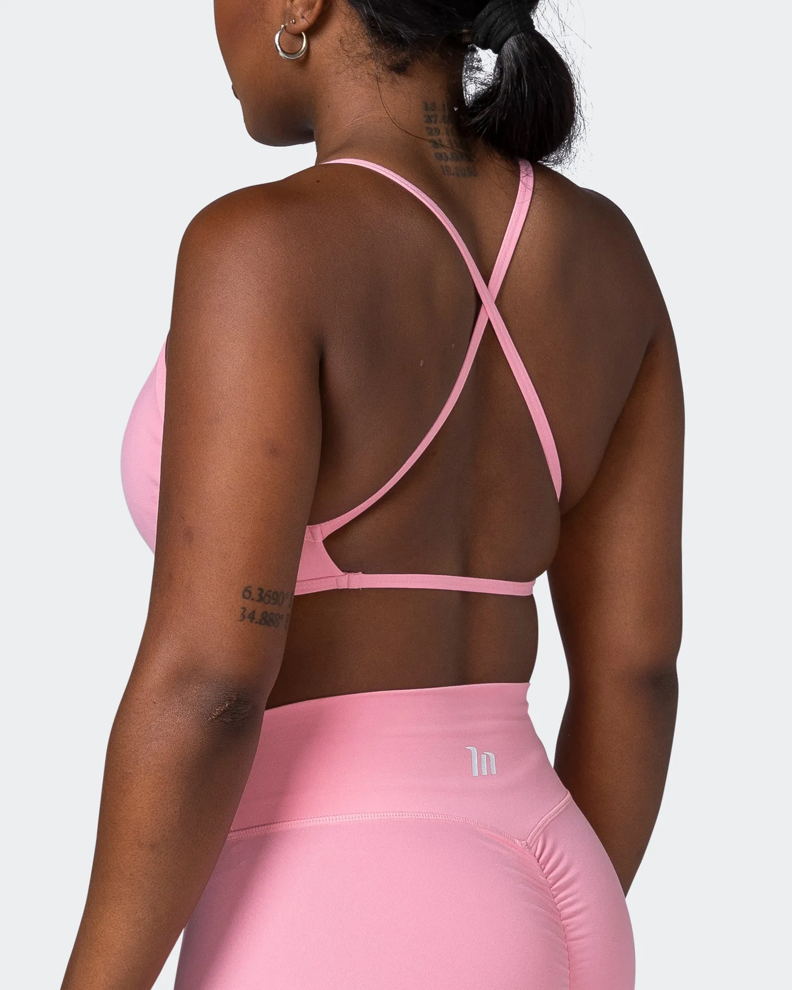 Essence Bralette - Strawberry Pink sold by Muscle Nation product image thumbnail 5