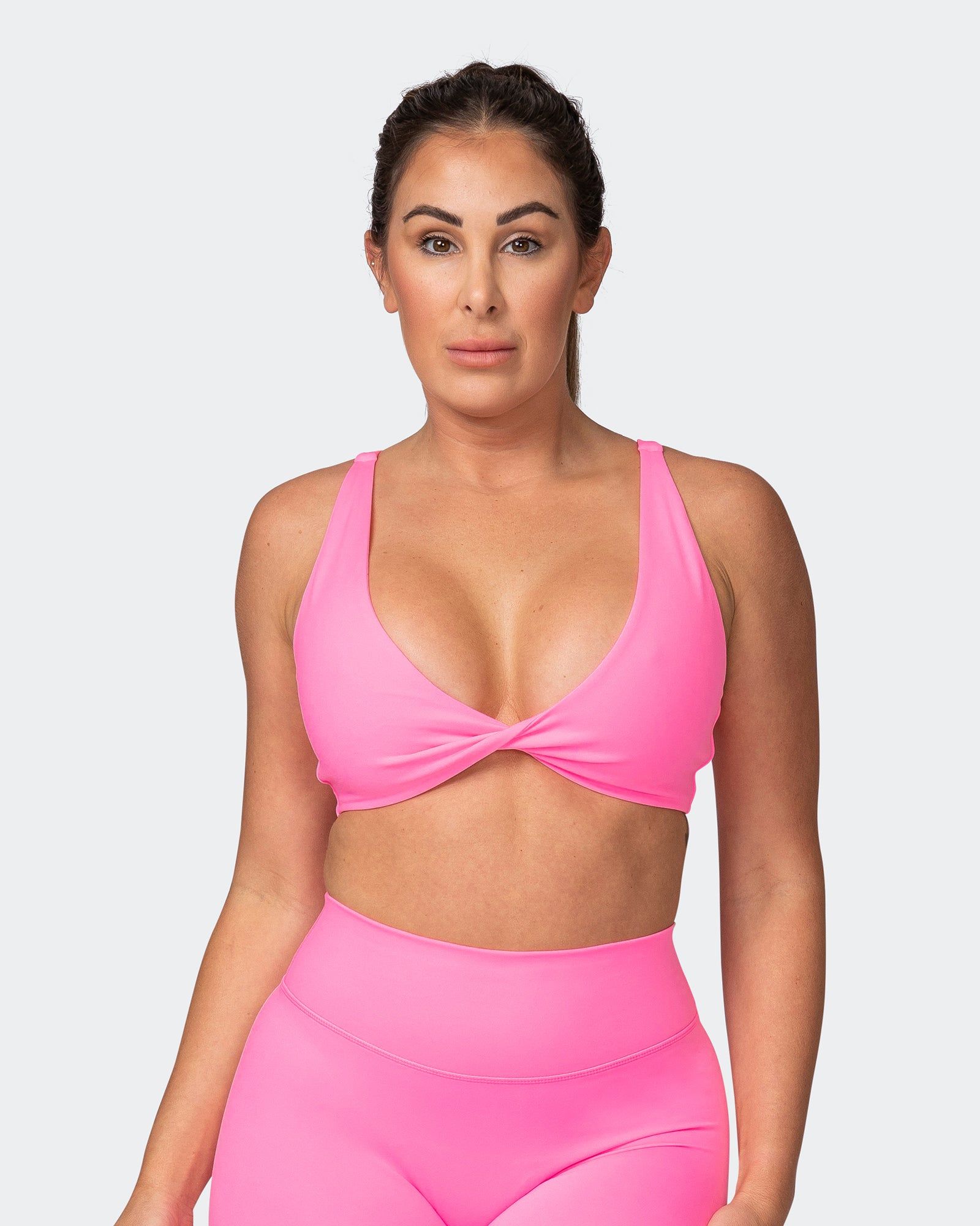 Demi Bralette - Shocking Pink sold by Muscle Nation
