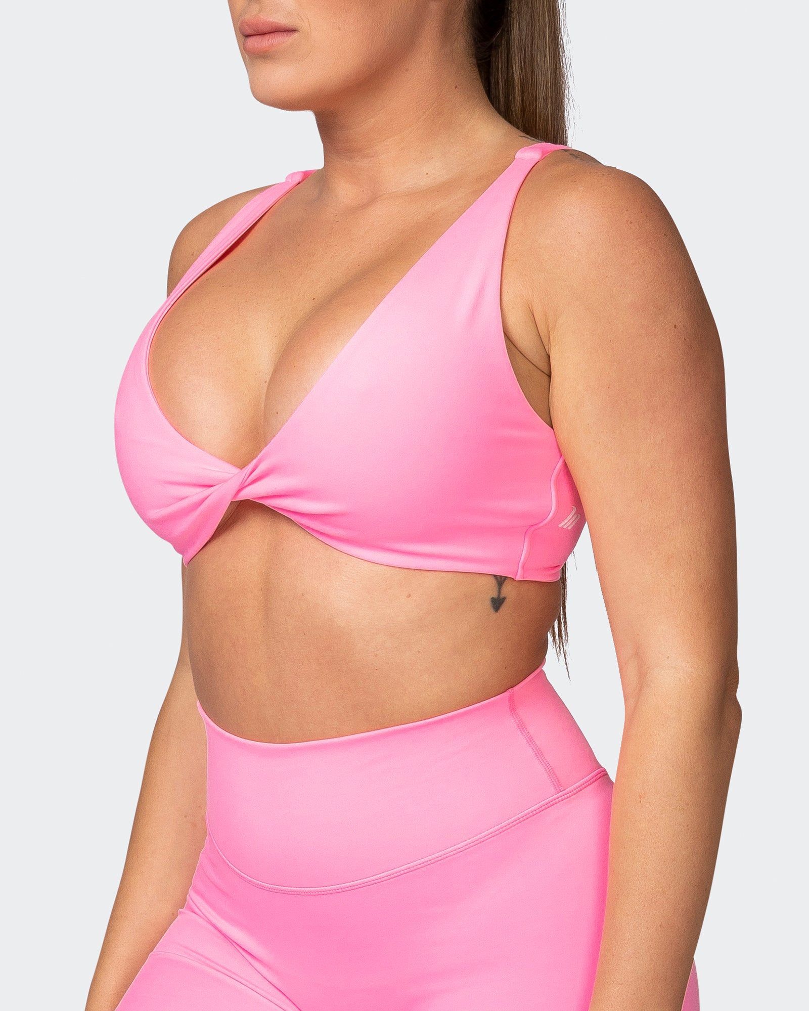 Demi Bralette - Shocking Pink sold by Muscle Nation product image thumbnail 3