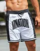 Fadeaway 5'' Basketball Shorts - White /Black sold by Muscle Nation