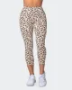 Signature Scrunch 7/8 Leggings - Cheetah Print sold by Muscle Nation