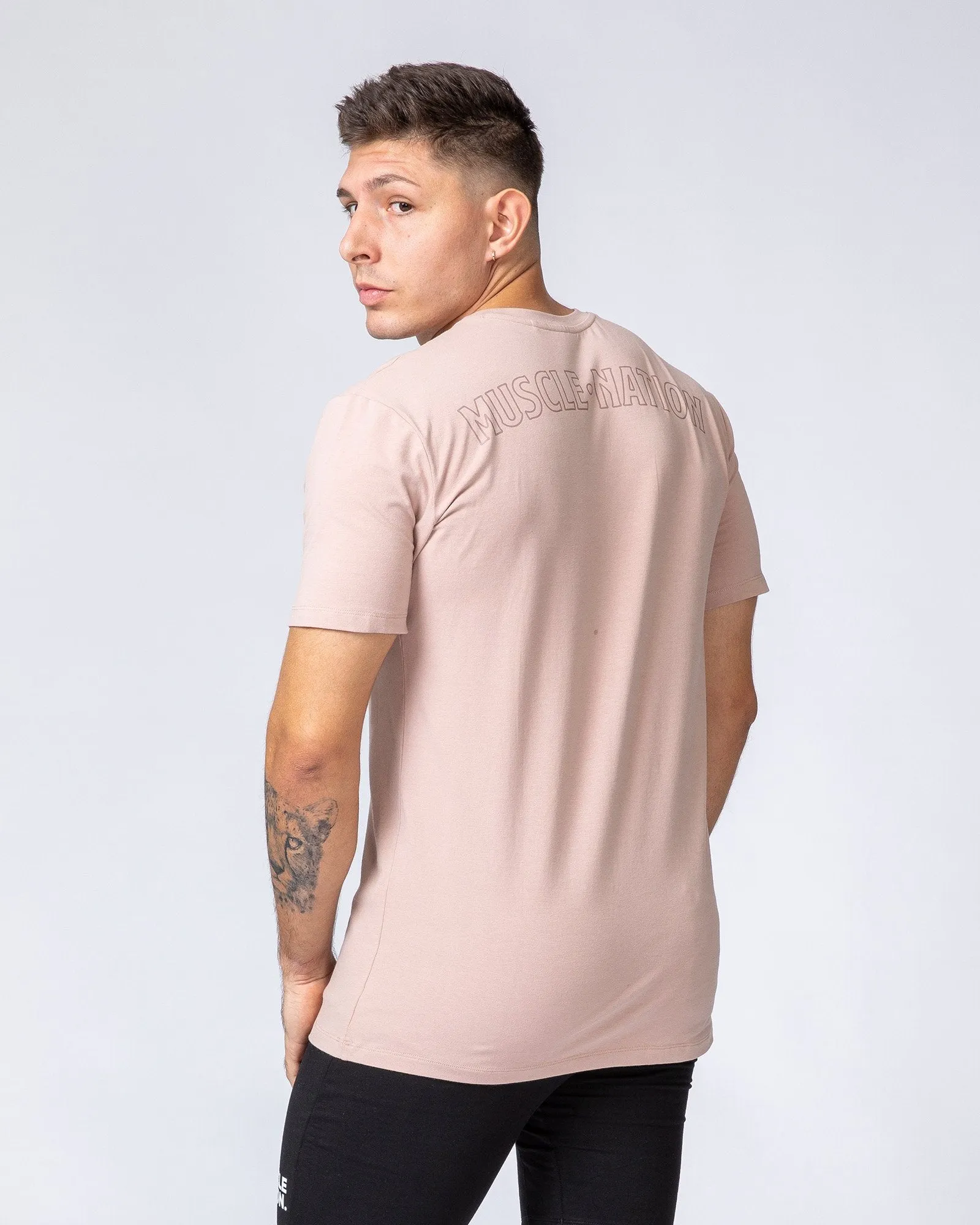 Classic MN Tee - Mahogany Rose sold by Muscle Nation product image thumbnail 2