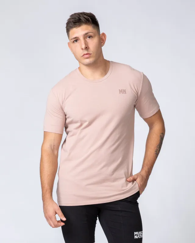 Classic MN Tee - Mahogany Rose sold by Muscle Nation