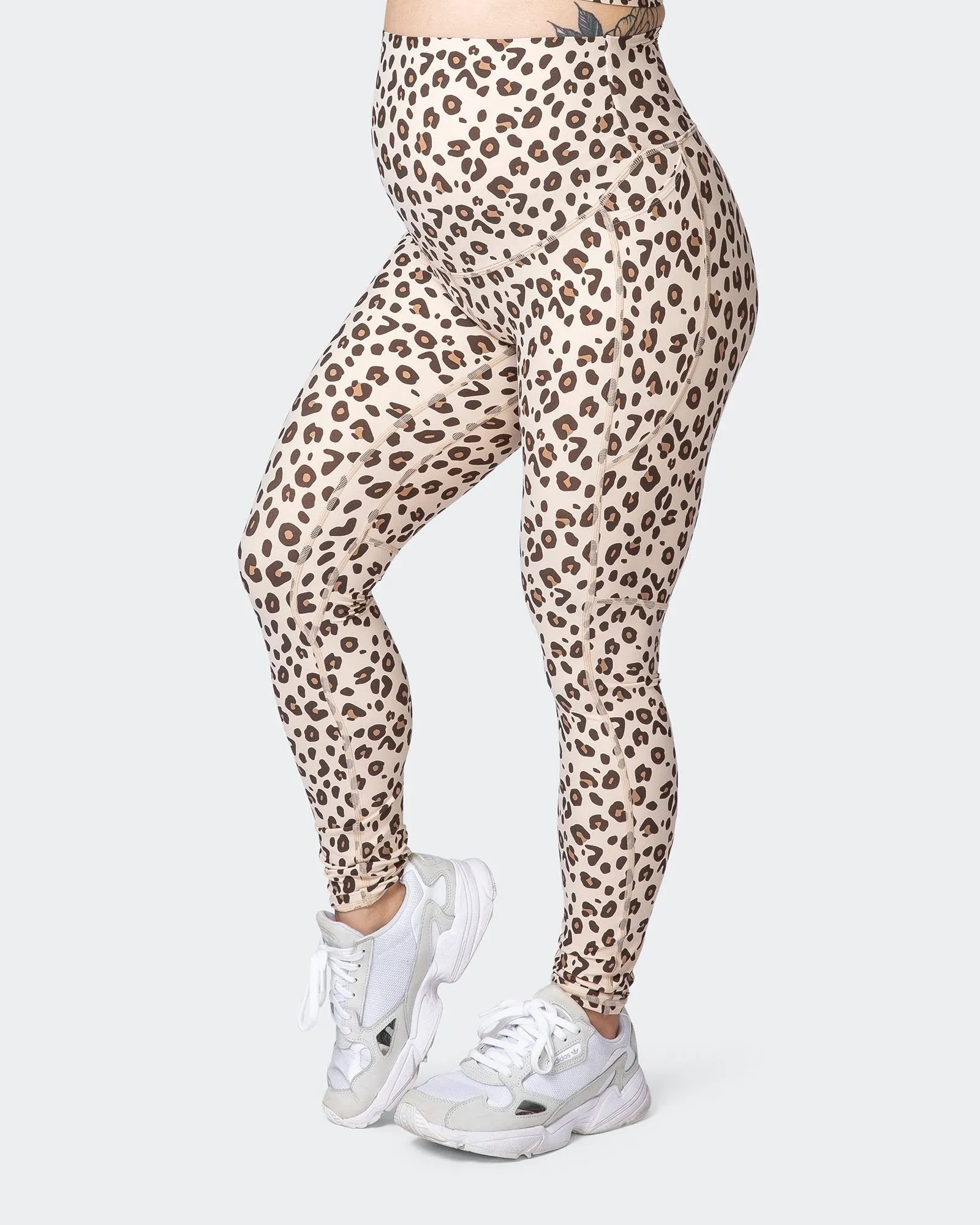 Maternity Superior Squat Pocket Leggings - Cheetah Print sold by Muscle Nation product image thumbnail 5