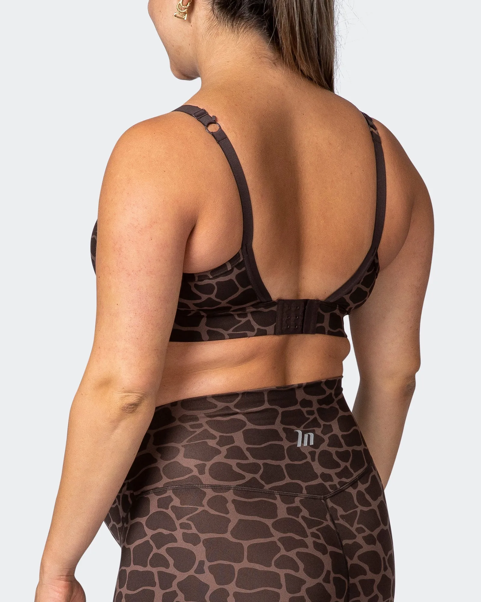 MN Everyday Maternity Bra - Tonal Giraffe Print sold by Muscle Nation product image thumbnail 3