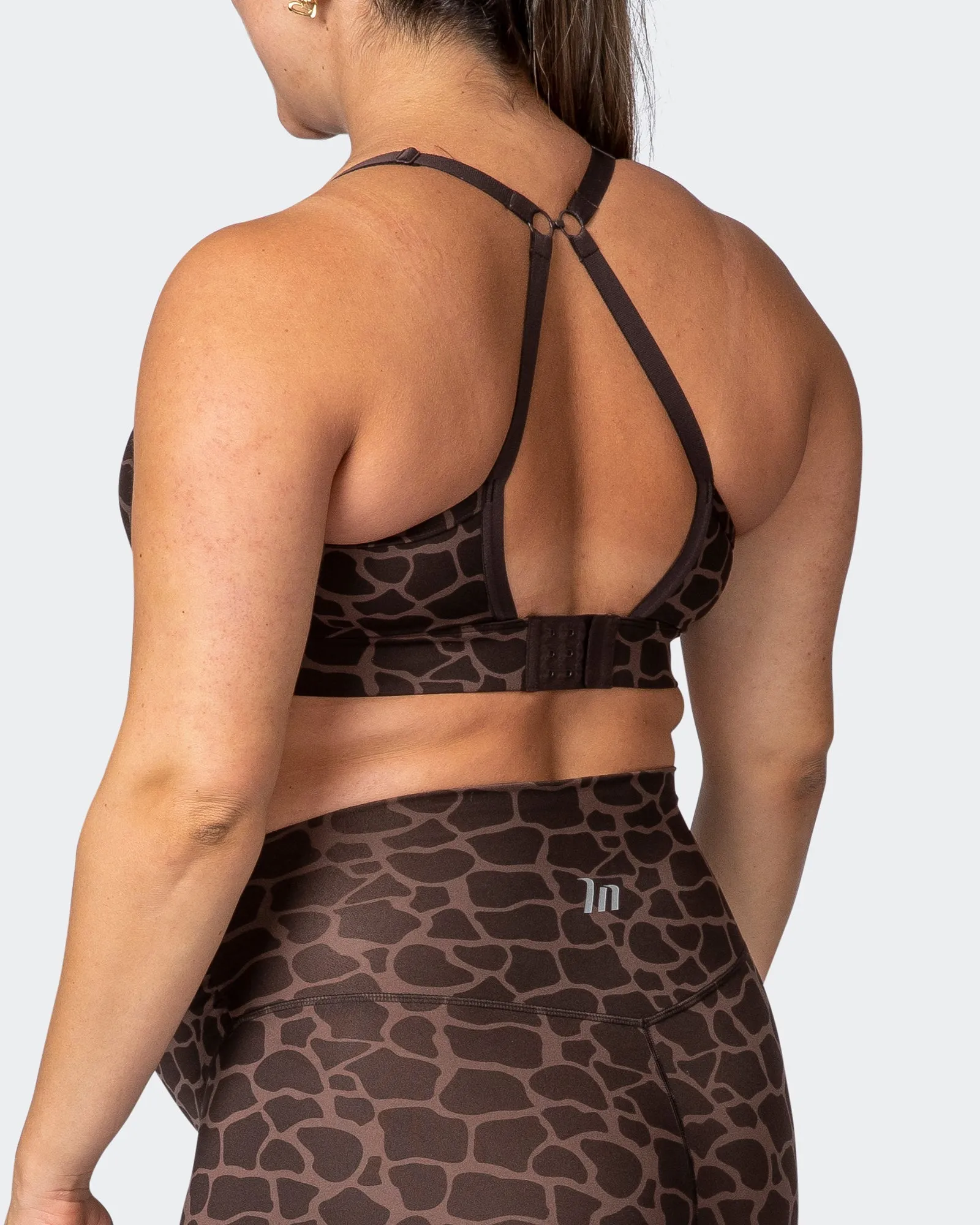 MN Everyday Maternity Bra - Tonal Giraffe Print sold by Muscle Nation product image thumbnail 4