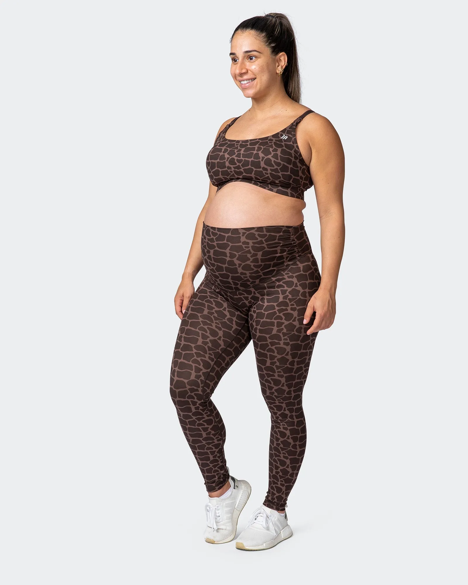 MN Everyday Maternity Bra - Tonal Giraffe Print sold by Muscle Nation product image thumbnail 2