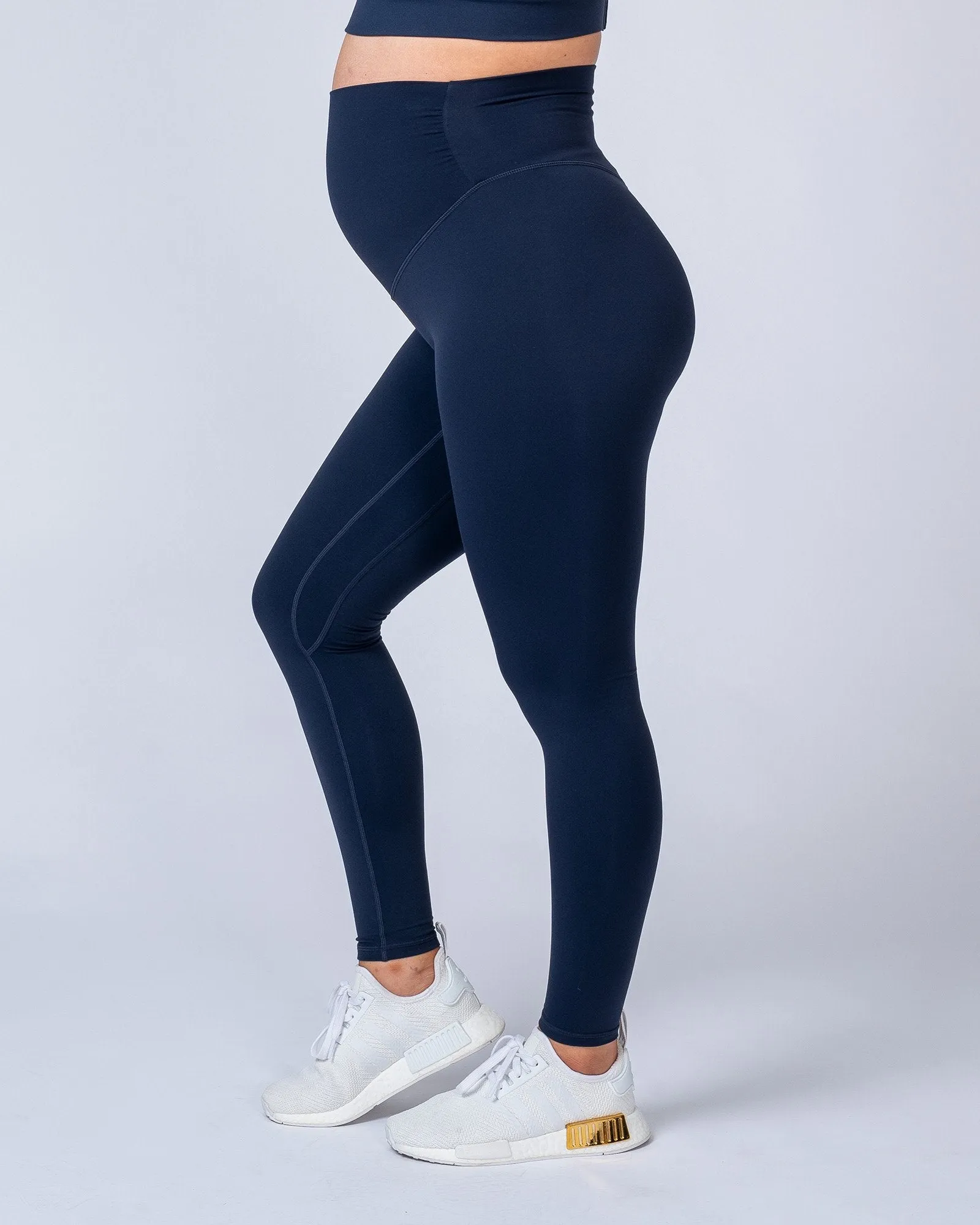 Maternity Leggings - Navy sold by Muscle Nation