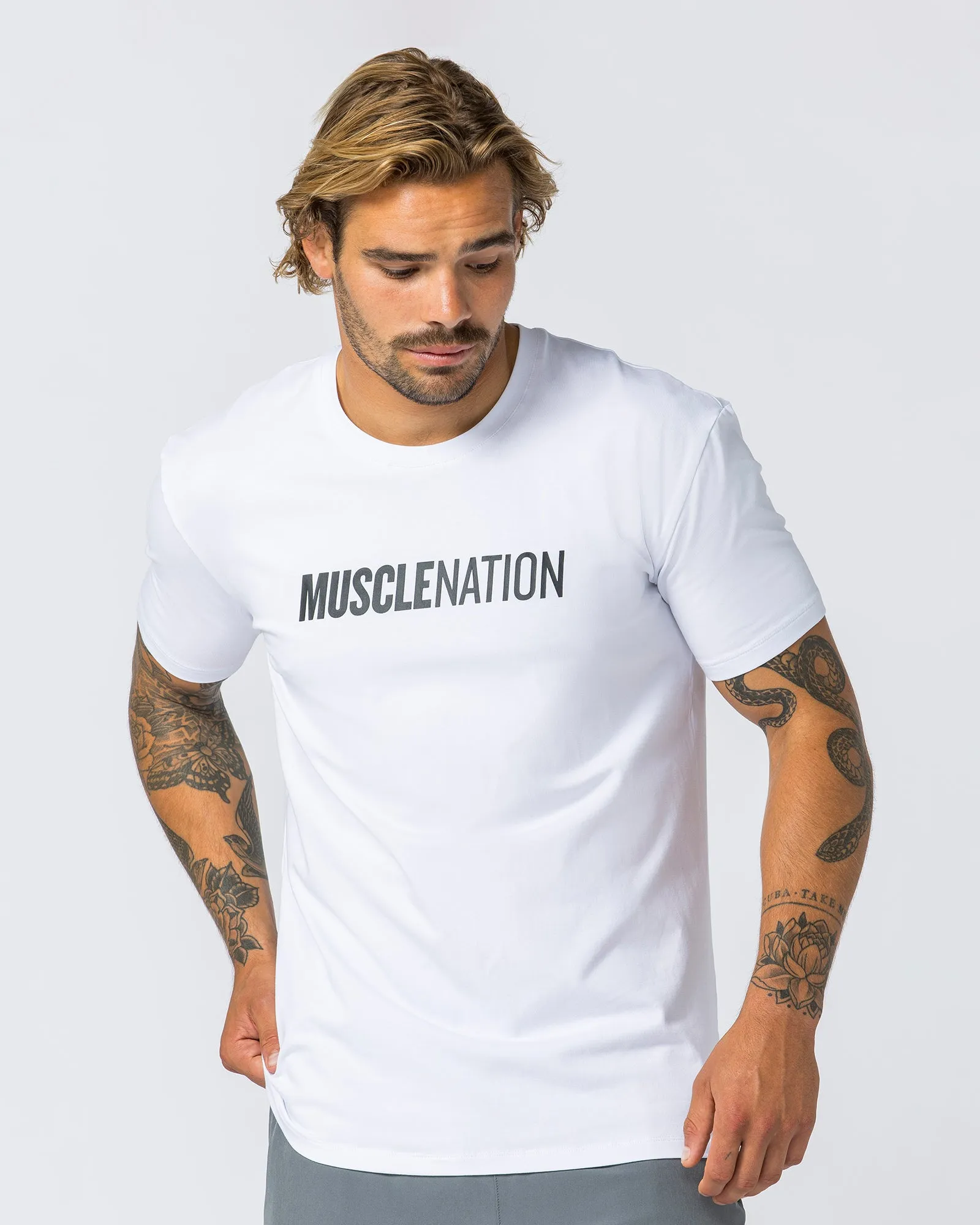 Strike Tee - White sold by Muscle Nation