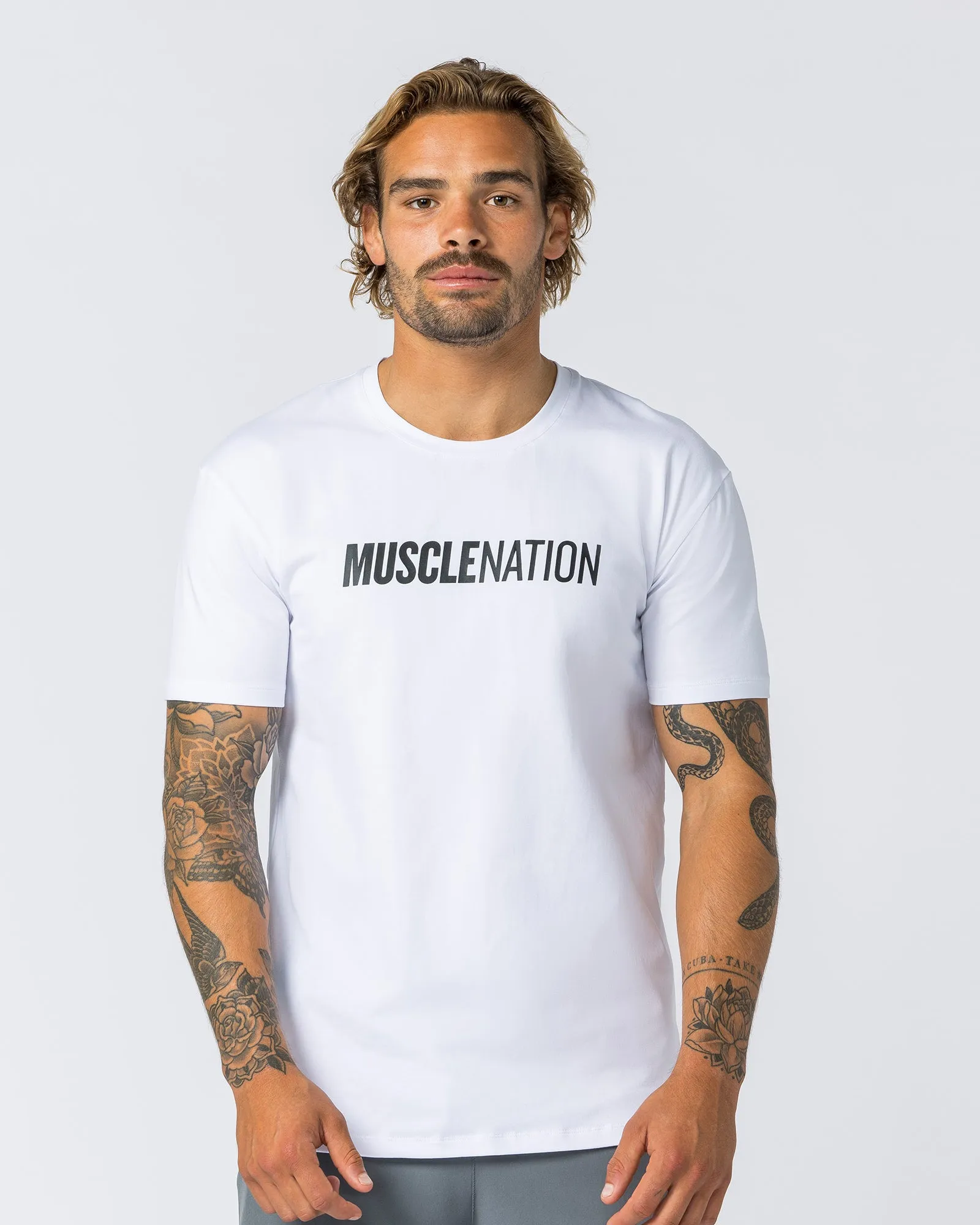 Strike Tee - White sold by Muscle Nation product image thumbnail 2