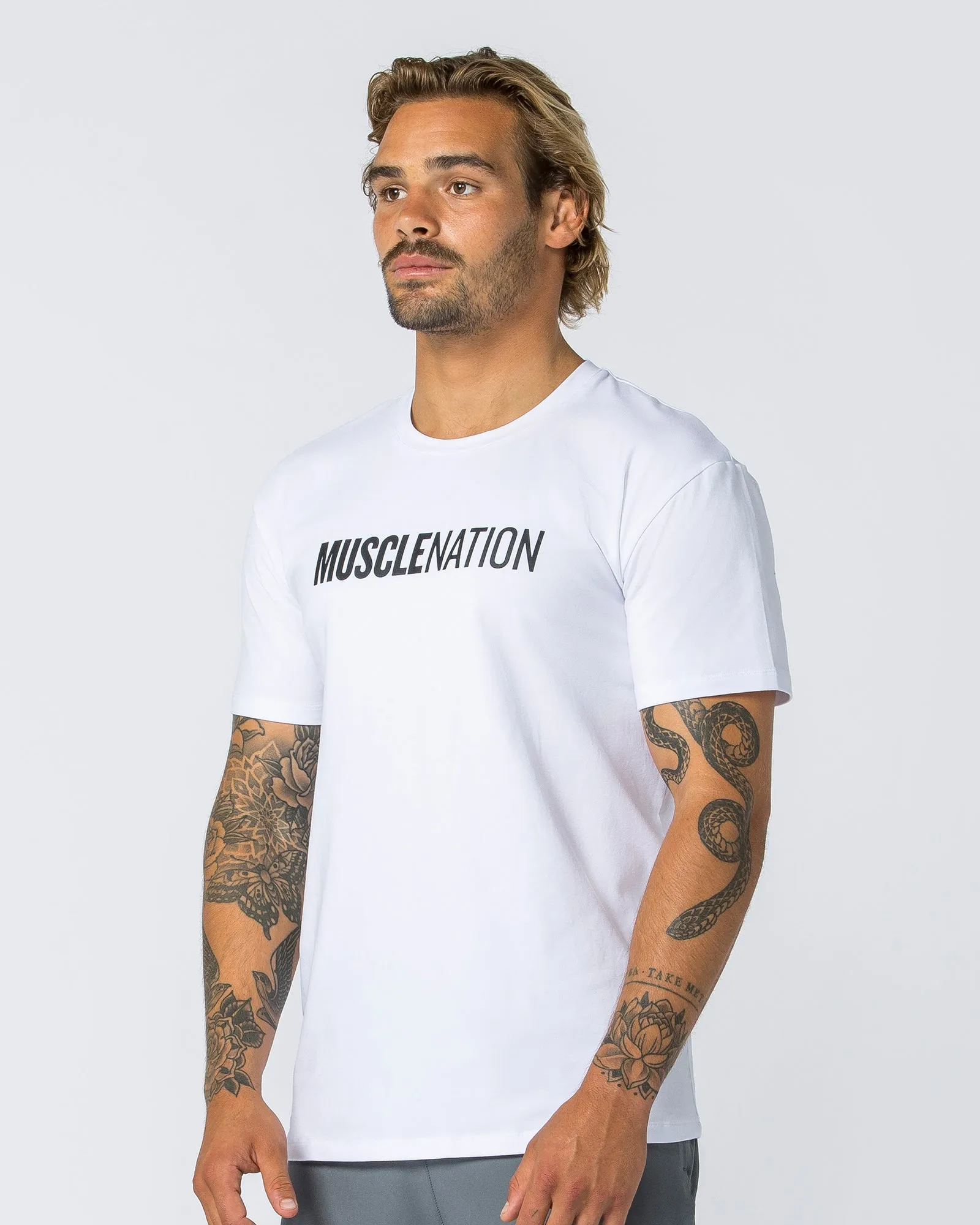 Strike Tee - White sold by Muscle Nation product image thumbnail 3