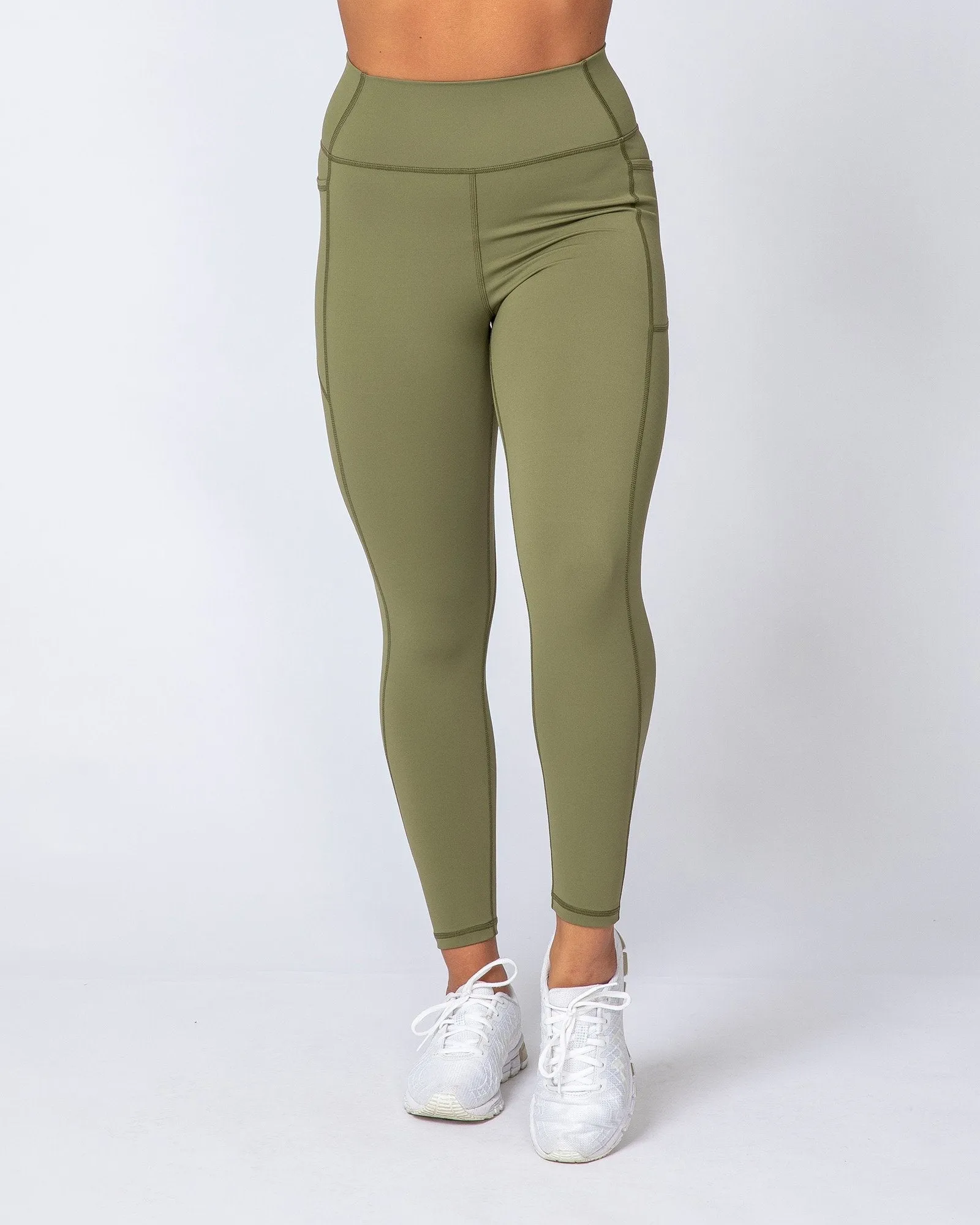 Motion Pocket Ankle Length - Olive sold by Muscle Nation product image thumbnail 5