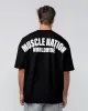 Classic Oversized Tee - Black sold by Muscle Nation