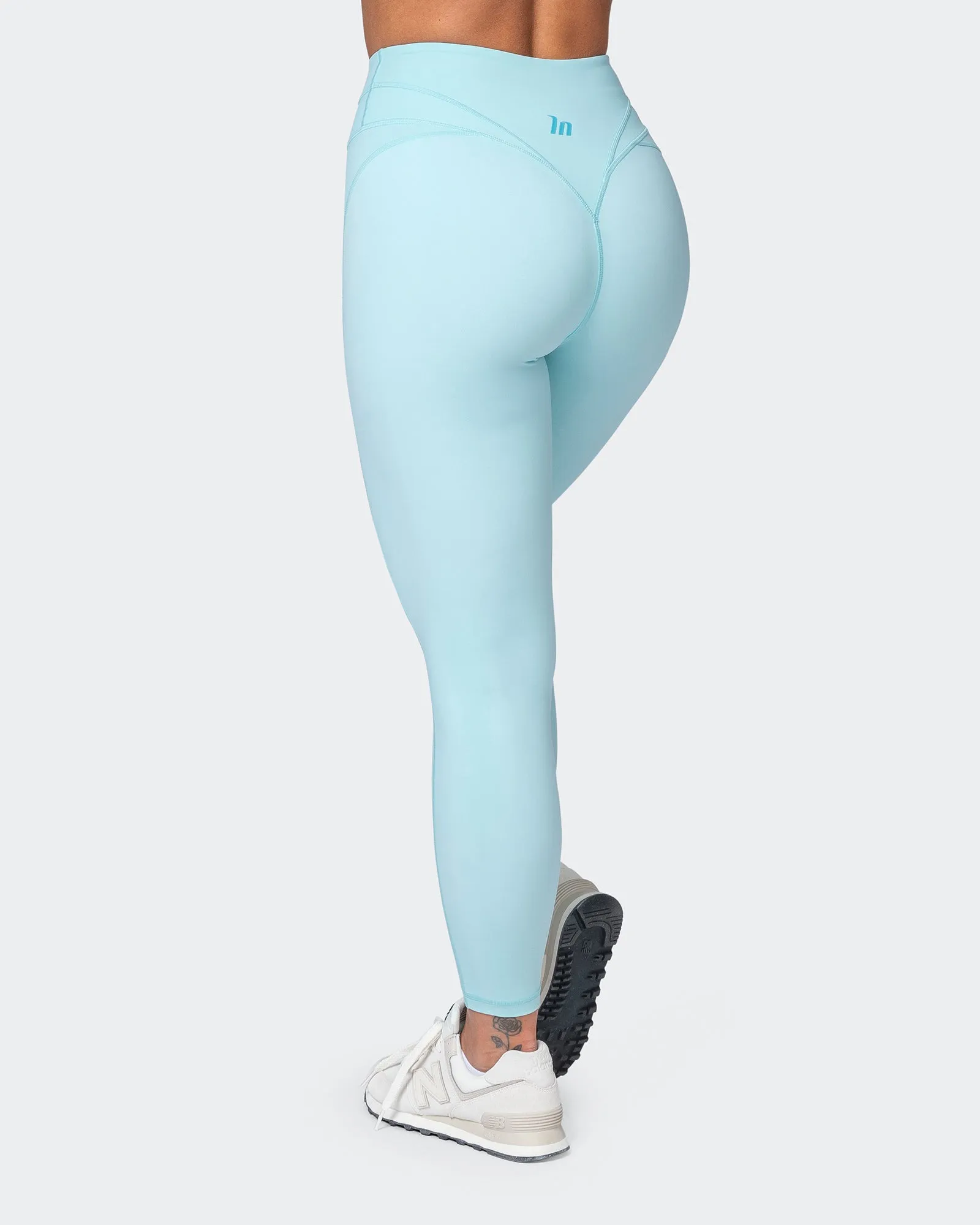 Second Skin Ankle Length Leggings - Cosmic Blue sold by Muscle Nation product image thumbnail 5