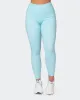 Second Skin Ankle Length Leggings - Cosmic Blue sold by Muscle Nation
