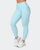 Second Skin Ankle Length Leggings - Cosmic Blue sold by Muscle Nation