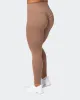 Seamless Full Length Leggings - Biscuit sold by Muscle Nation