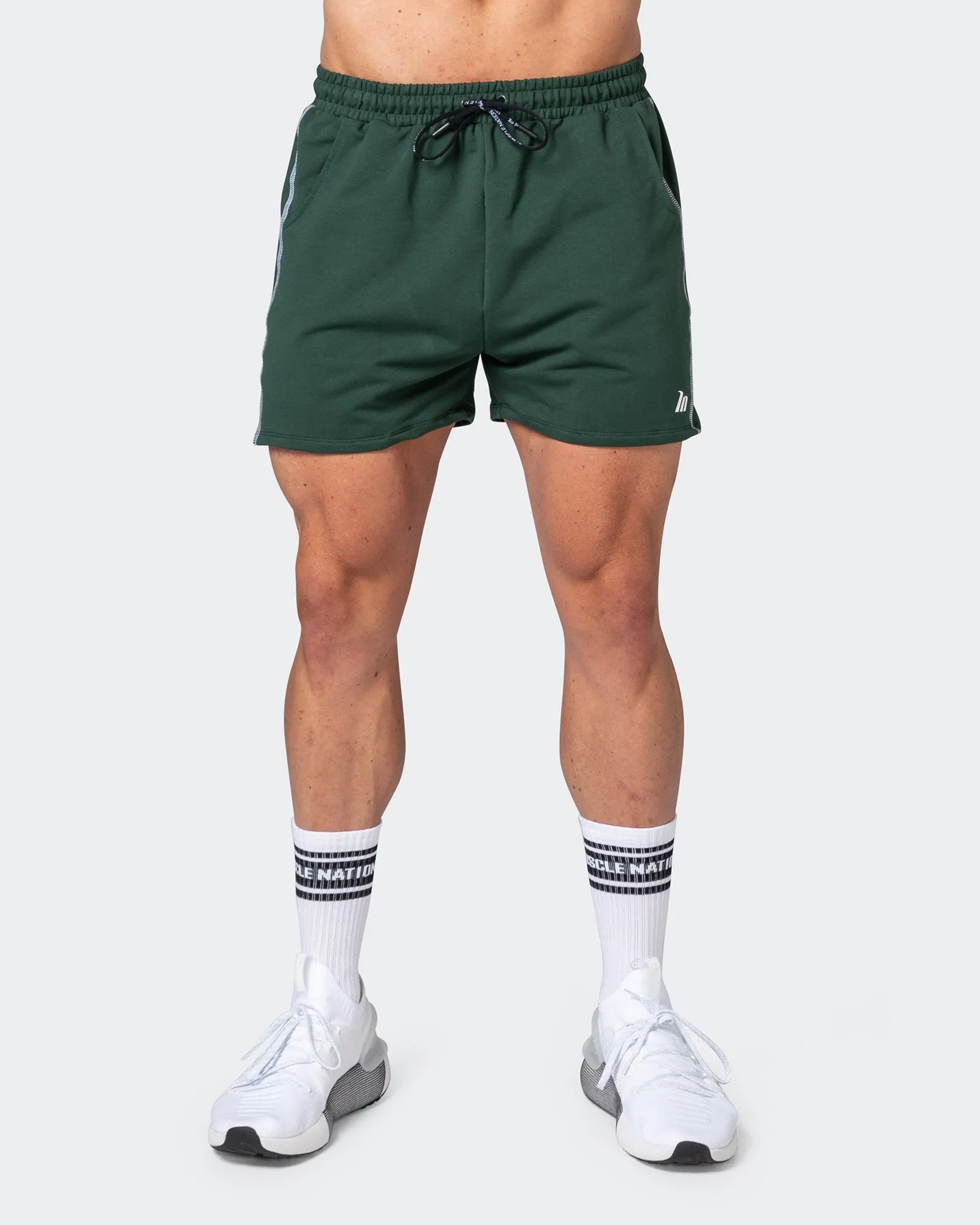 Classic Squat Shorts - Hunter Green sold by Muscle Nation product image thumbnail 2