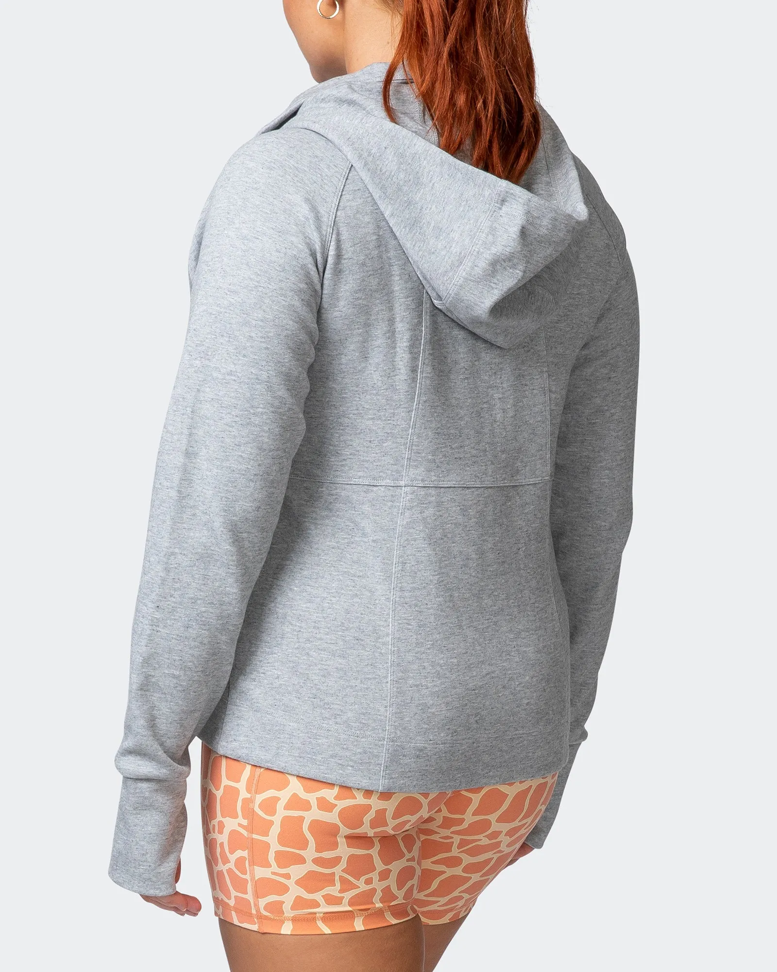 Dynamic Zip Through Jacket - Light Grey Marl sold by Muscle Nation product image thumbnail 3