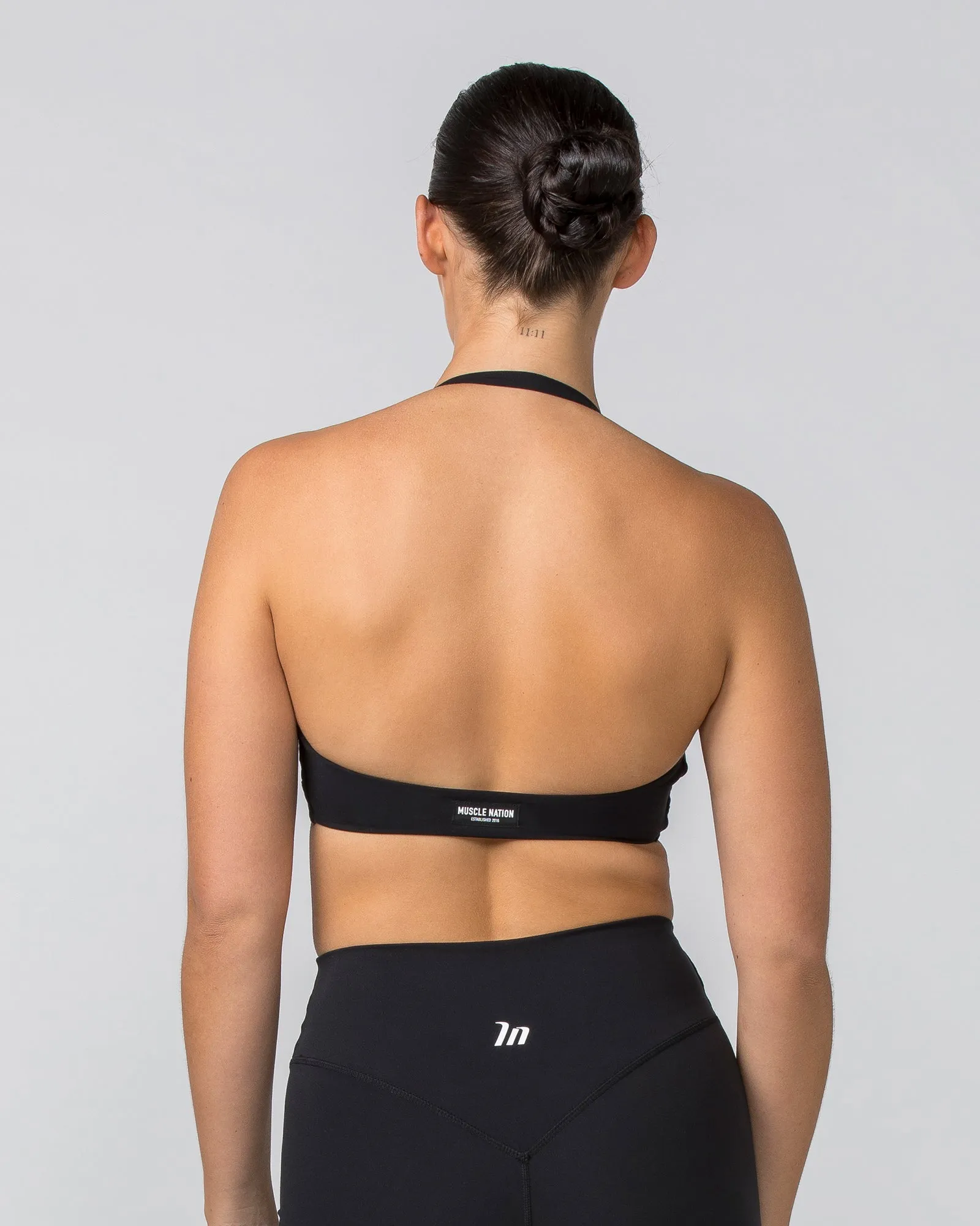 Hype Halter Bralette - Black sold by Muscle Nation product image thumbnail 4