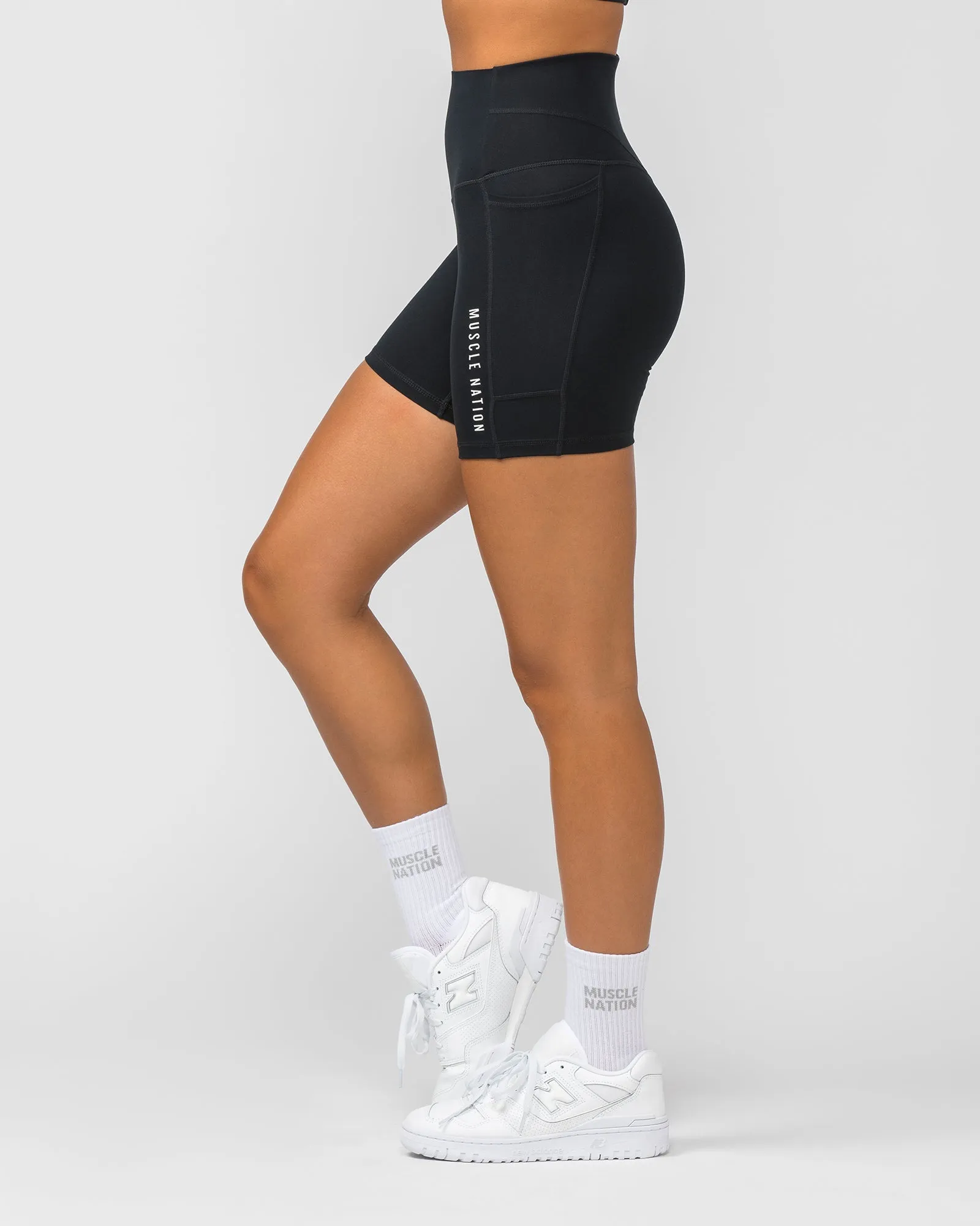 Unrivalled Everyday Bike Shorts - Black sold by Muscle Nation product image thumbnail 5