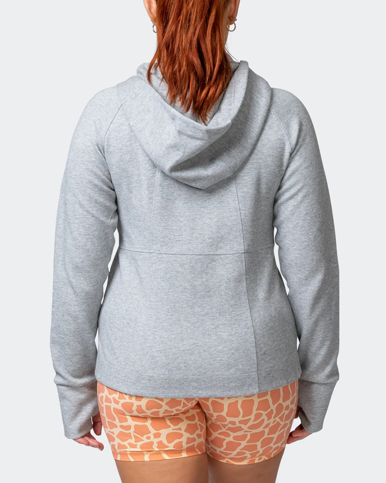 Dynamic Zip Through Jacket - Light Grey Marl sold by Muscle Nation product image thumbnail 5