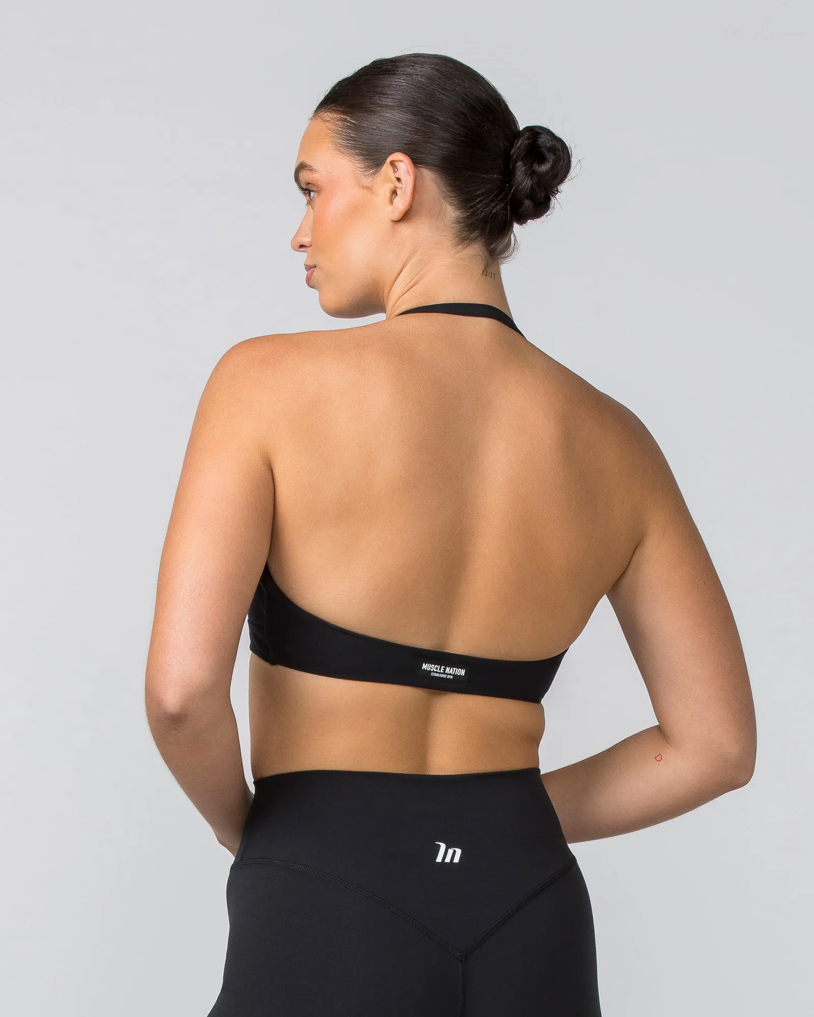 Hype Halter Bralette - Black sold by Muscle Nation product image thumbnail 3